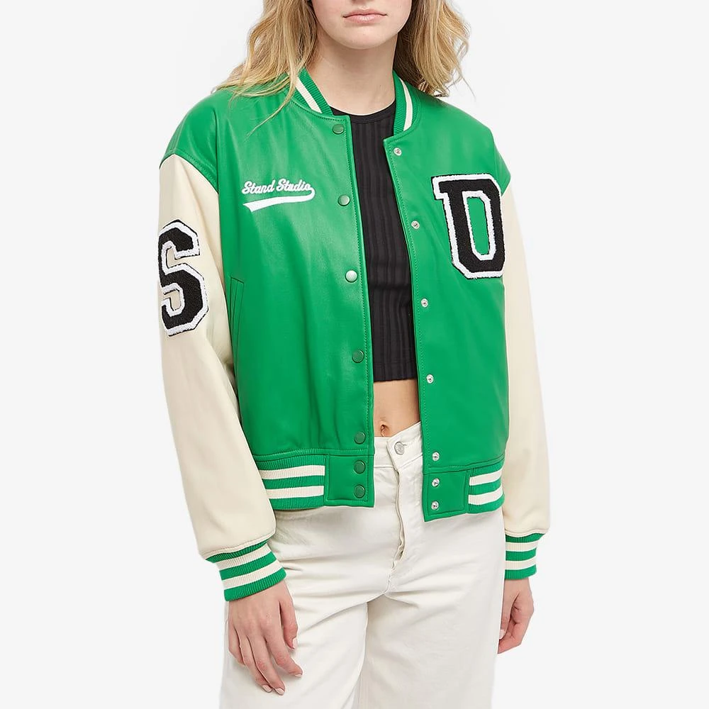 商品STAND STUDIO|Stand Studio Fallon Varsity Jacket,价格¥1481,第2张图片详细描述