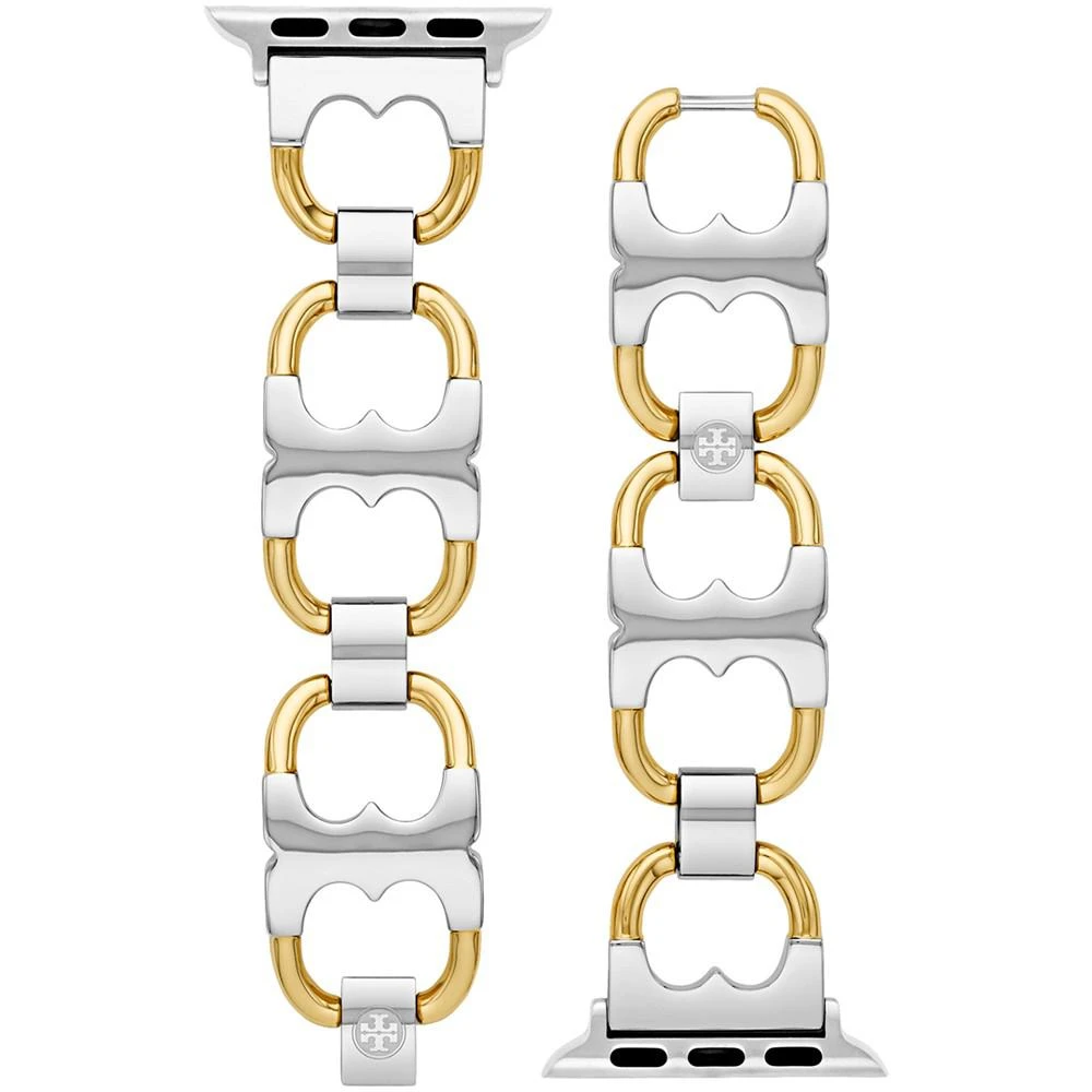 商品Tory Burch|Two-Tone Stainless Steel Gemini Link Bracelet For Apple Watch® 38mm/40mm,价格¥1106,第1张图片