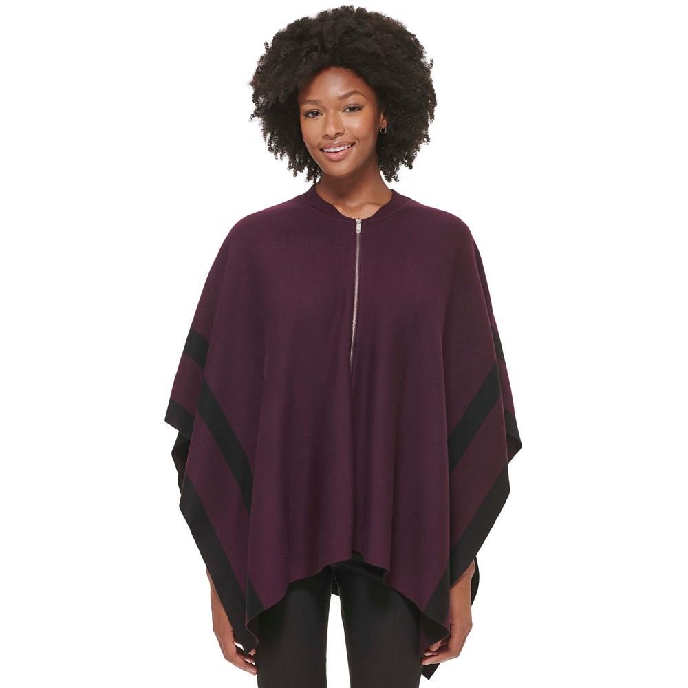 商品Calvin Klein|Women's Zip Front Poncho,价格¥432,第1张图片