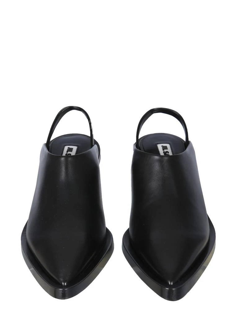 商品Jil Sander|Jil Sander Leather Decollete,价格¥3078,第2张图片详细描述