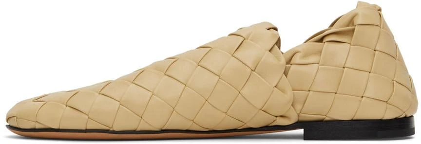 商品Bottega Veneta|Beige Intrecaccio Lagoon Slippers,价格¥17414,第3张图片详细描述