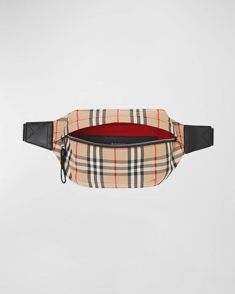 商品Burberry|Men's Vintage Check Nylon Belt Bag/Fanny Pack,价格¥4266,第3张图片详细描述