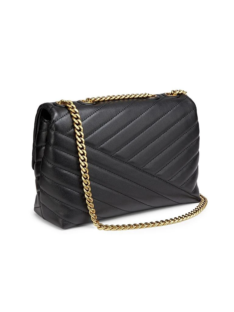 商品Tory Burch|Small Kira Chevron Leather Shoulder Bag,价格¥4271,第5张图片详细描述