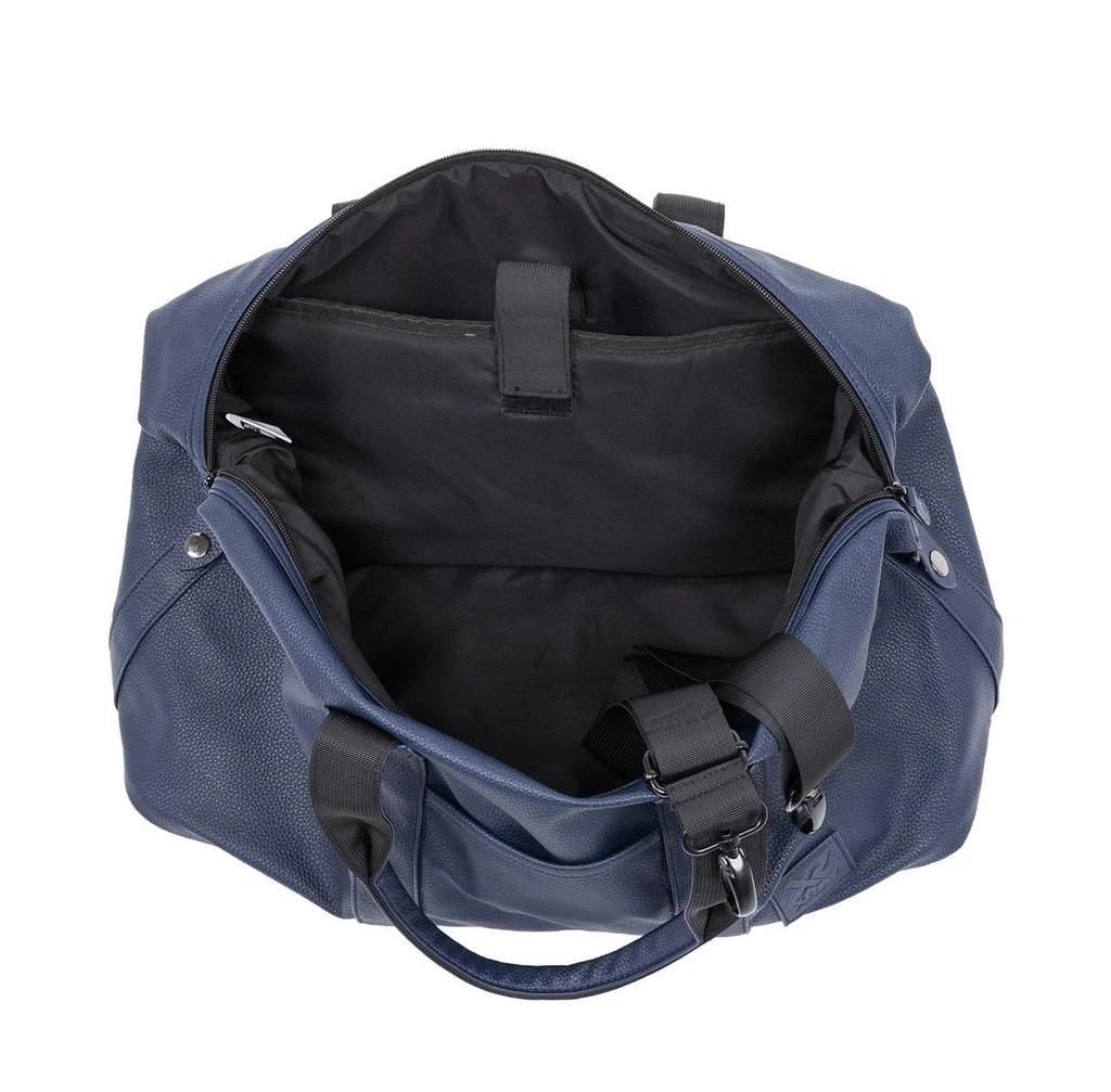 Textured Faux Leather Duffle Bag 商品