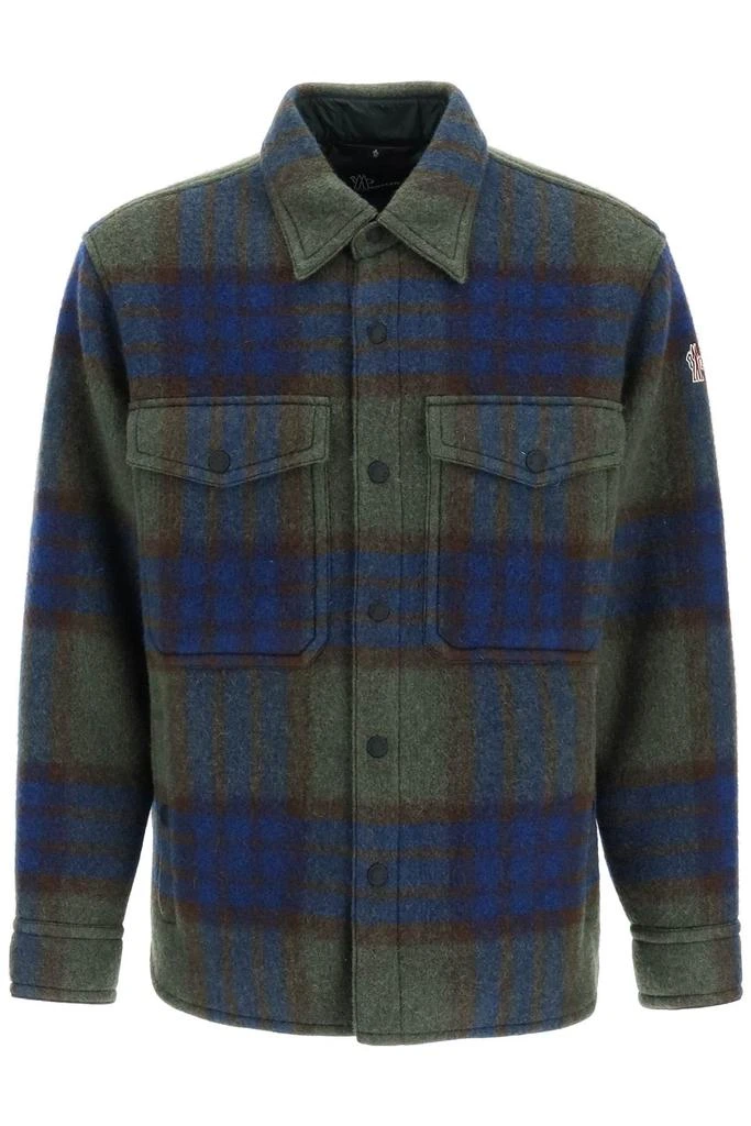 商品Moncler|Moncler Grenoble &#39;Waier&#39; Check Wool Blend Overshirt,价格¥4018,第1张图片