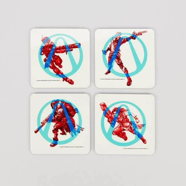 商品Decorsome|Borderlands 3 Square Coaster Set,价格¥110,第1张图片