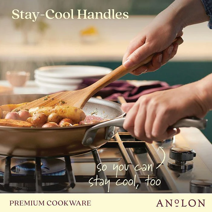 商品Anolon|Ascend 12" Open Frying Pan,价格¥601,第3张图片详细描述