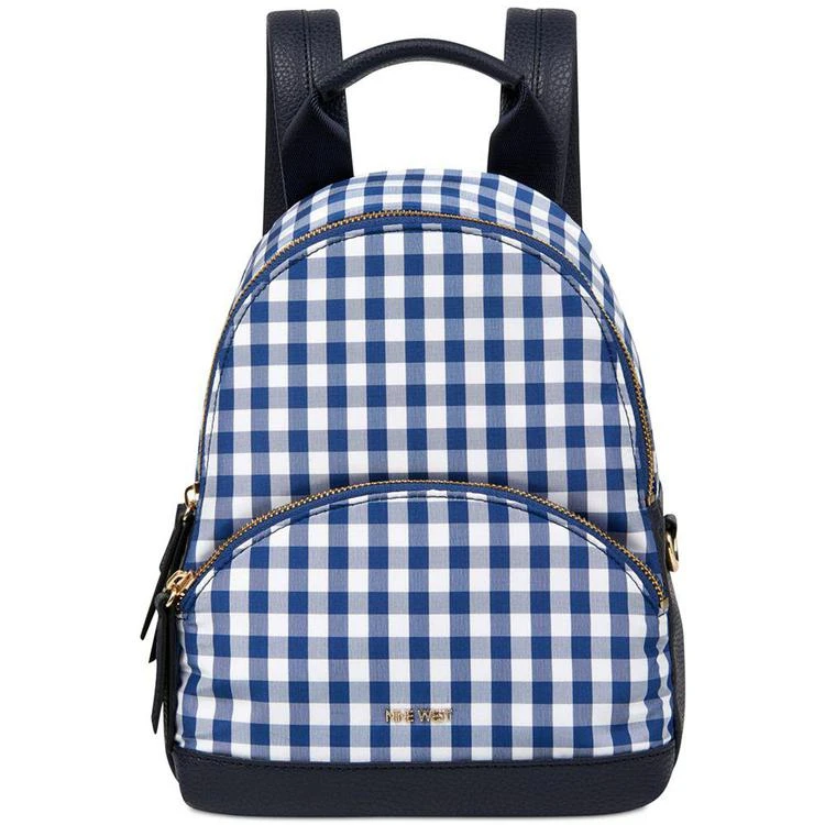 商品Nine West|Taren Gingham Small Backpack,价格¥310,第1张图片