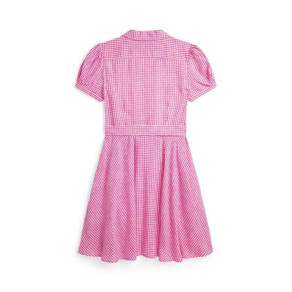 商品Ralph Lauren|Big Girls Belted Gingham Linen Dress,价格¥368,第2张图片详细描述