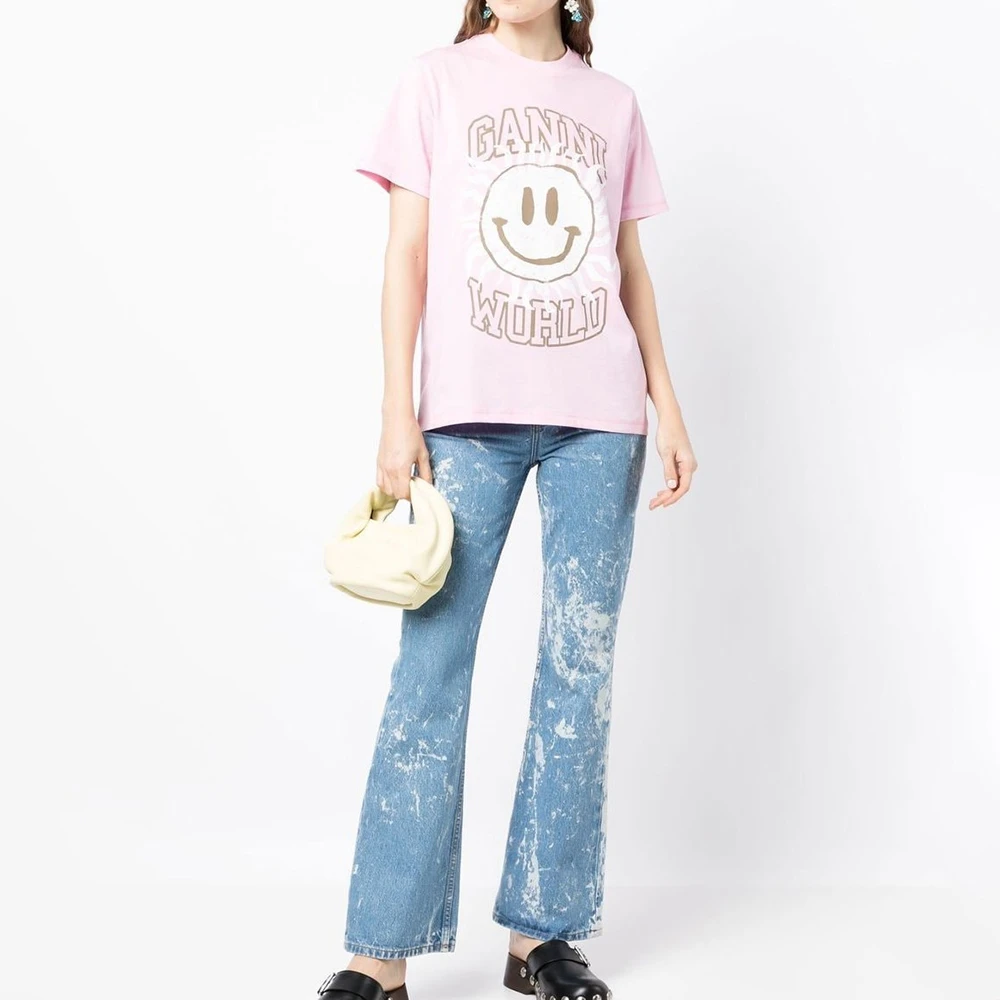 GANNI 女士粉色T恤 T3294-395 商品