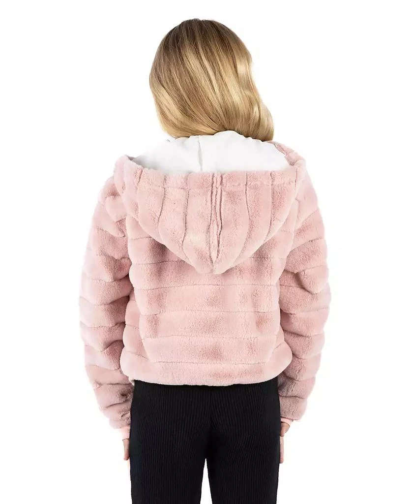 商品Speechless|Big Girls Faux Fur Zip Up Hooded Jacket,价格¥113,第2张图片详细描述