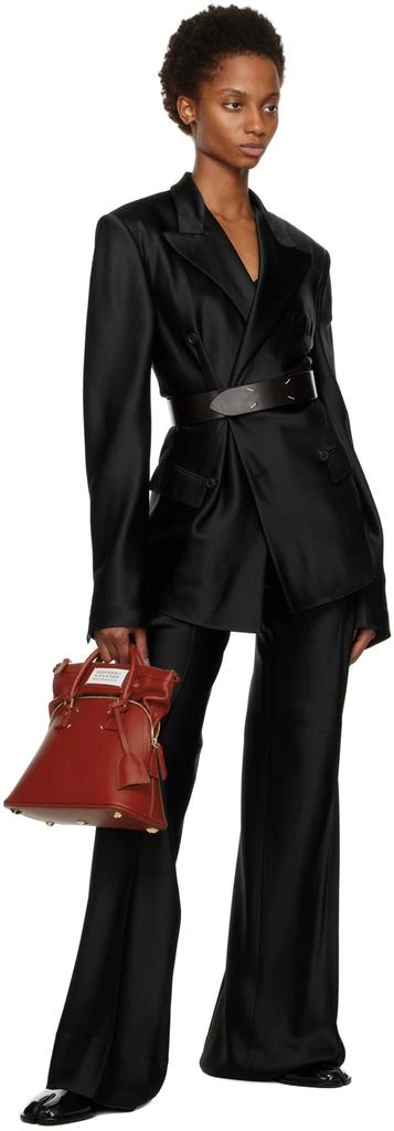 商品MAISON MARGIELA|Black Double-Breasted Suit Set,价格¥10765,第5张图片详细描述