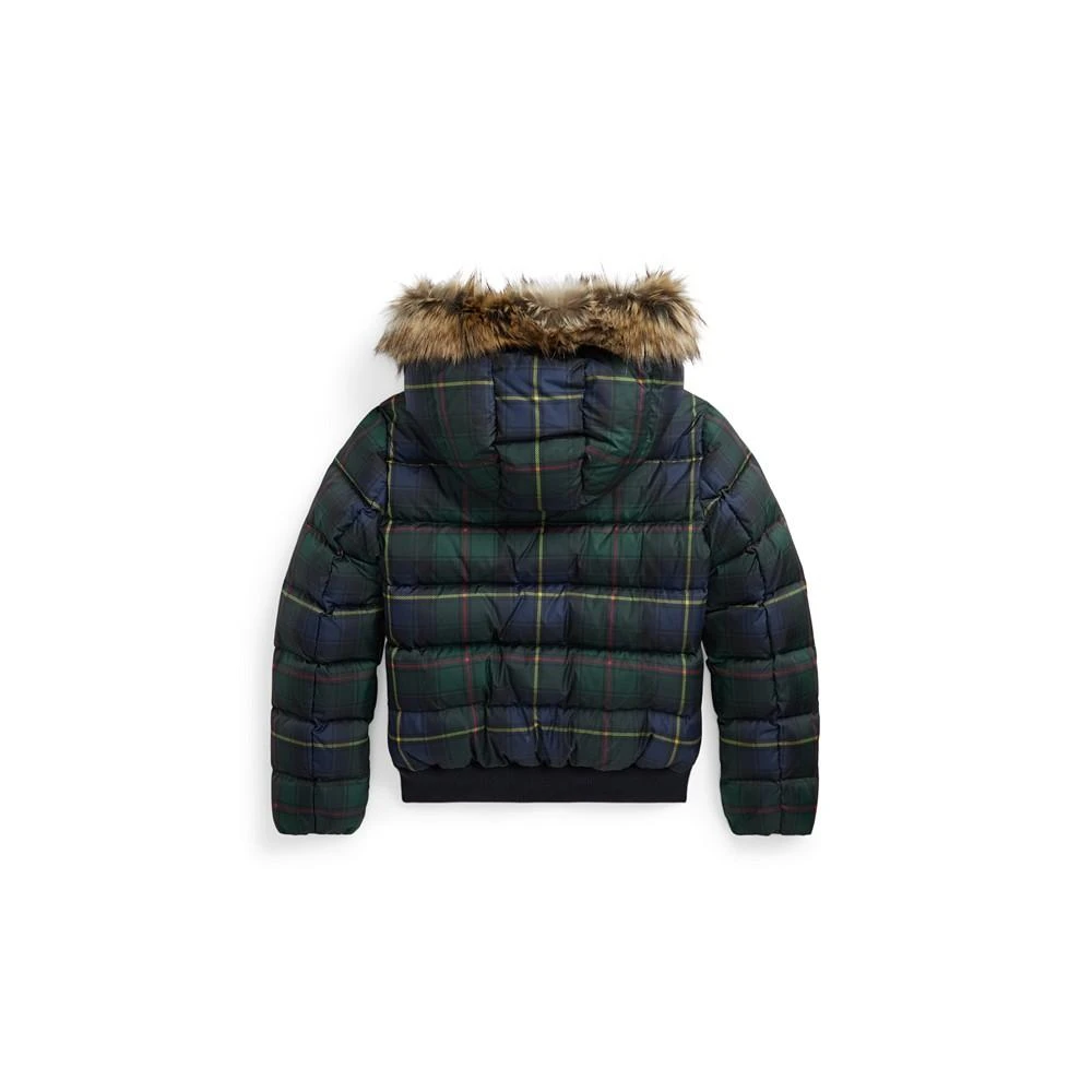 商品Ralph Lauren|Big Girls Water-Resistant Polo Bear Down Jacket,价格¥892,第2张图片详细描述