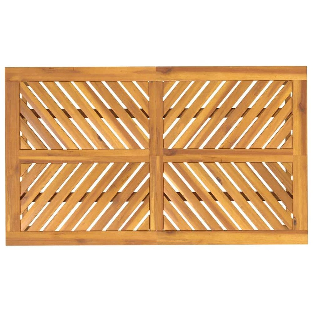 商品VidaXL|Patio Dining Table 59.1"x35.4"x29.1" Solid Wood Acacia,价格¥2921,第5张图片详细描述