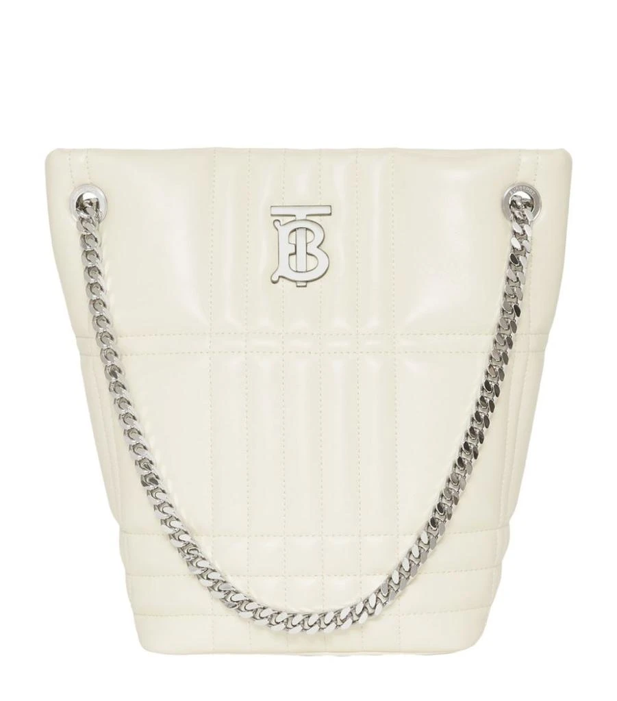 商品Burberry|Small Leather Lola Bucket Bag,价格¥14202,第1张图片