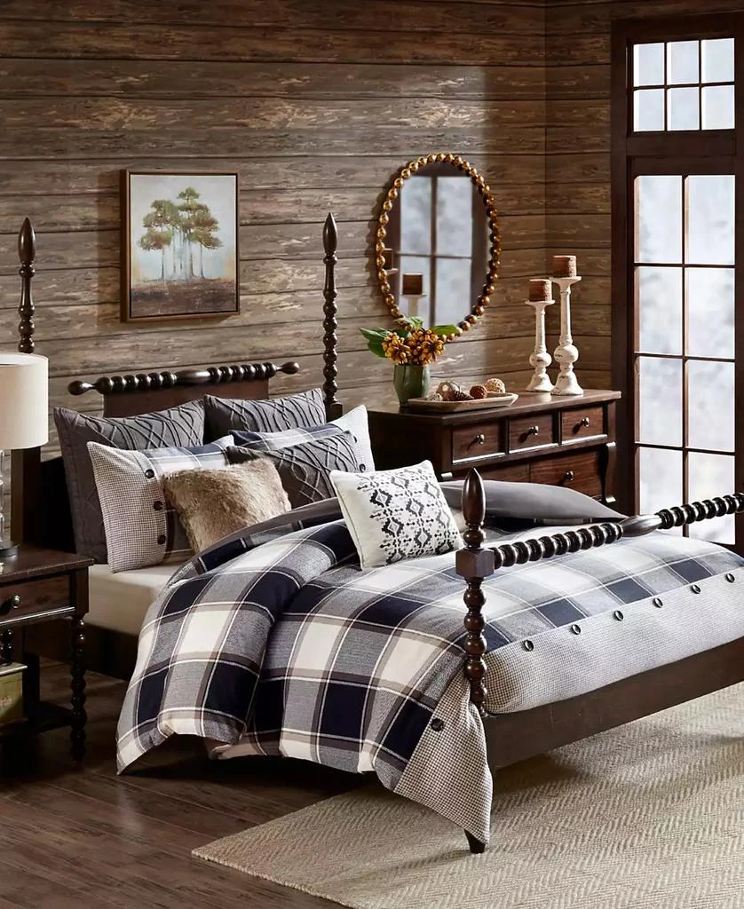 商品Madison Park Signature|Urban Cabin Jacquard Cotton 8-Pc. Comforter Set,价格¥3652,第1张图片