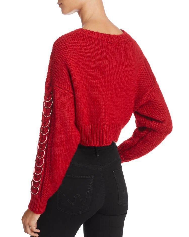 商品Sunset & Spring|Sunset + Spring Hardware Detail Cable-Knit Sweater - 100% Exclusive,价格¥115,第2张图片详细描述