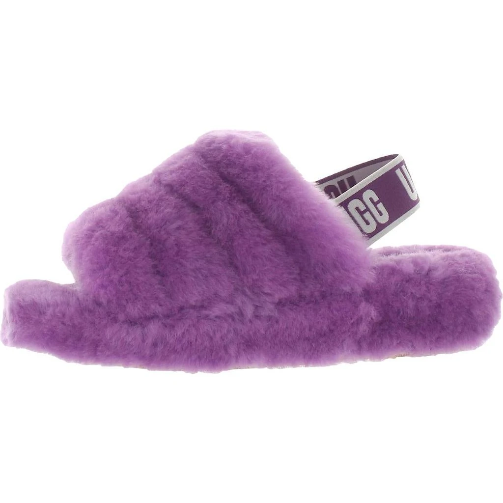 Ugg Fluff Yeah Women's Grooved Shearling Slingback Slippers 商品