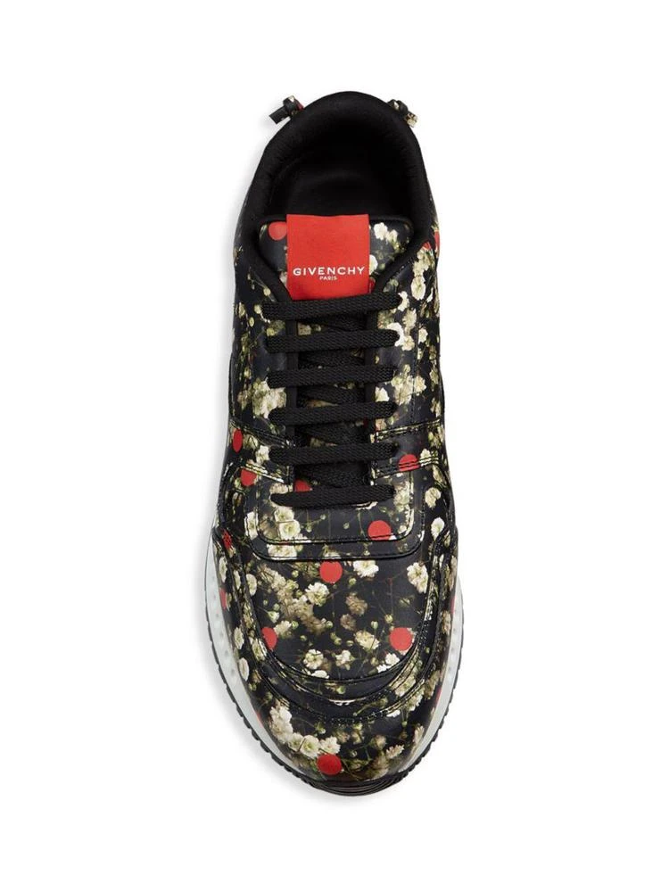 商品Givenchy|Floral-Print Leather 休闲鞋,价格¥3323,第5张图片详细描述