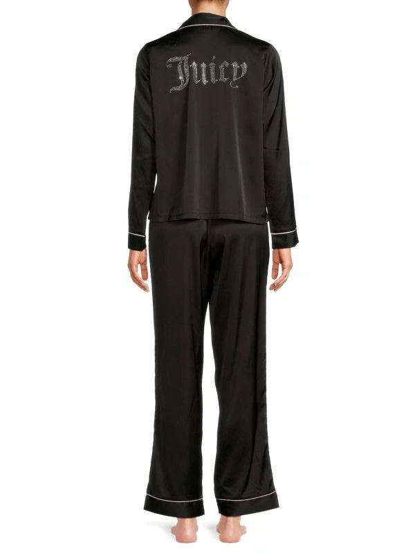 商品Juicy Couture|2-Piece Satin Pajama Set,价格¥238,第2张图片详细描述