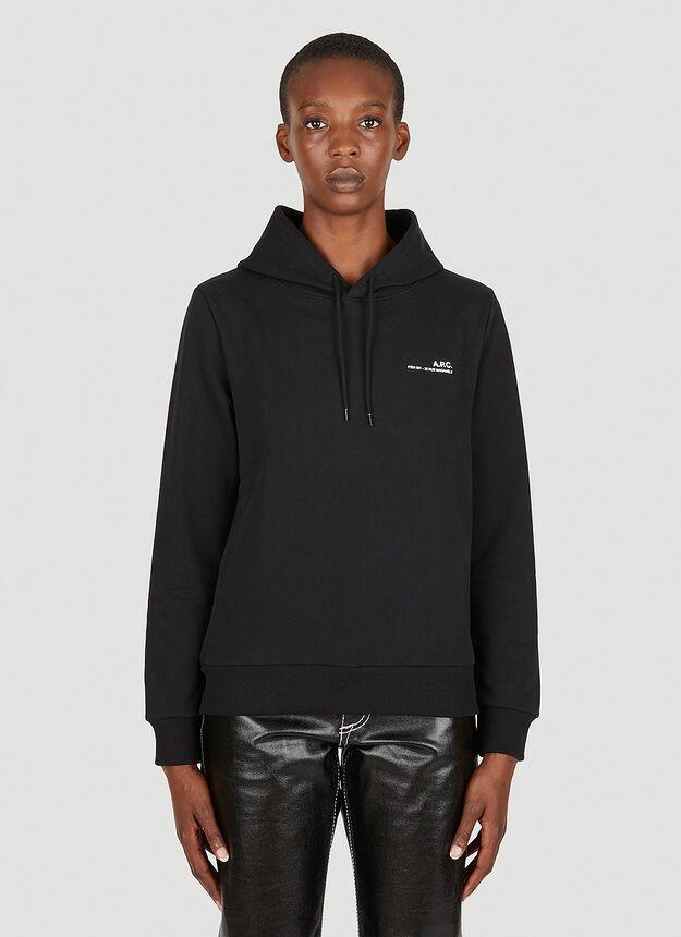 商品A.P.C.|Item Hooded Sweatshirt in Black,价格¥1553,第1张图片