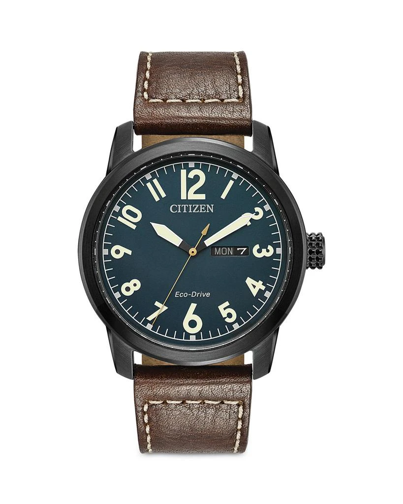 商品Citizen|Eco-Drive Garrrison Weekender Watch, 42mm,价格¥1753,第1张图片