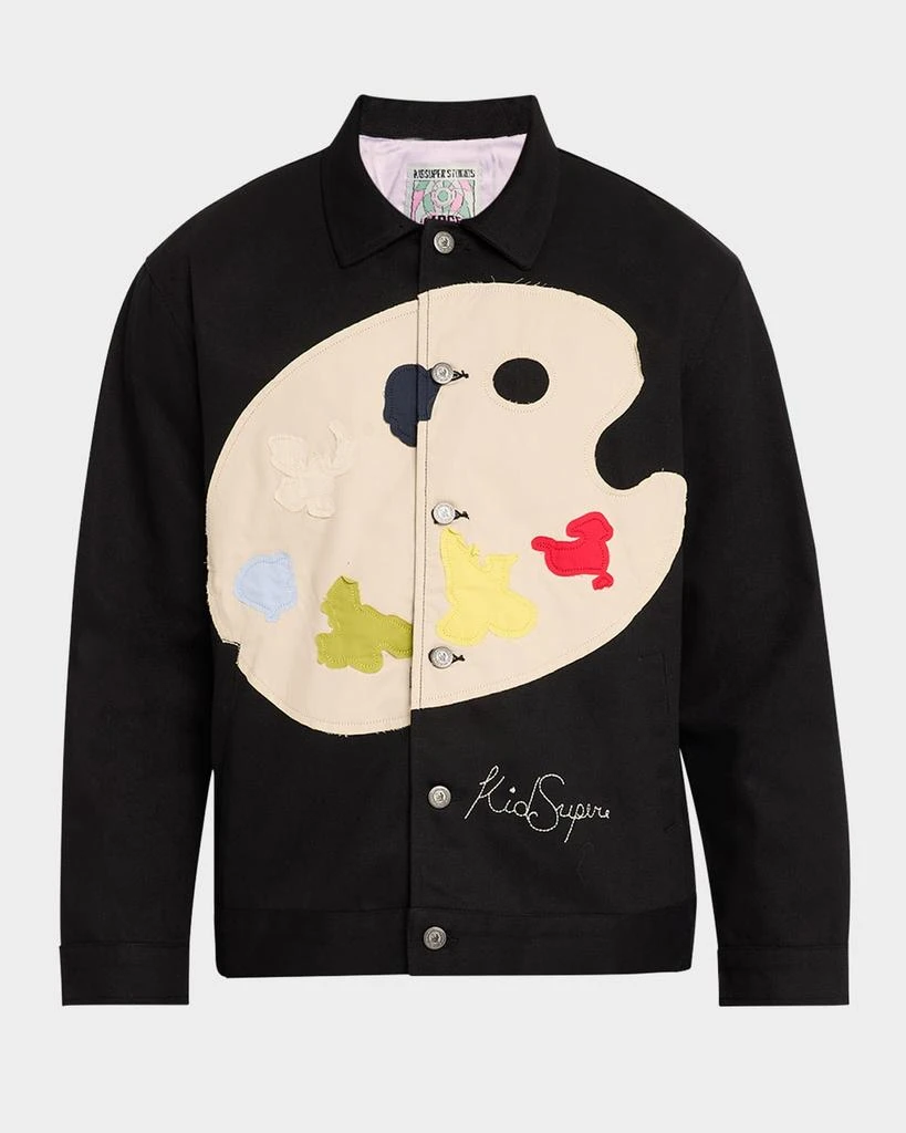 商品KidSuper|Men's Paint Palette Twill Jacket,价格¥2278,第1张图片