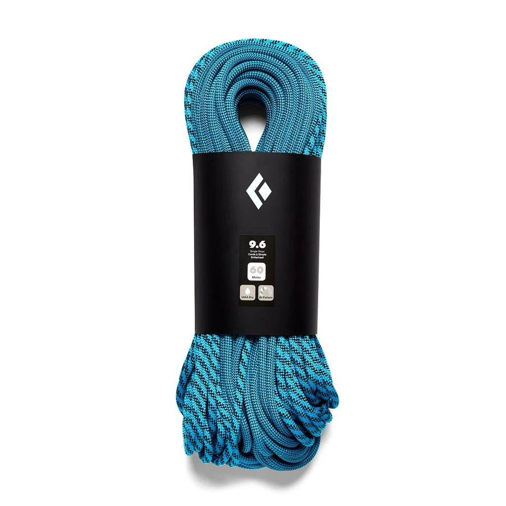 商品Black Diamond|BLACK DIAMOND - 9.6 BIPATTERN ROPE DRY - 70m - Blue,价格¥2676,第1张图片