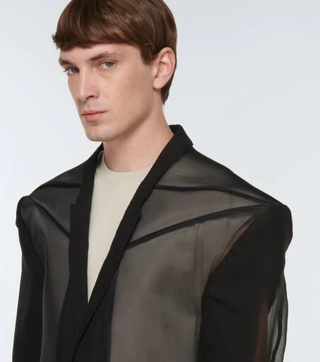 商品Rick Owens|绢网边饰夹克,价格¥22261,第5张图片详细描述