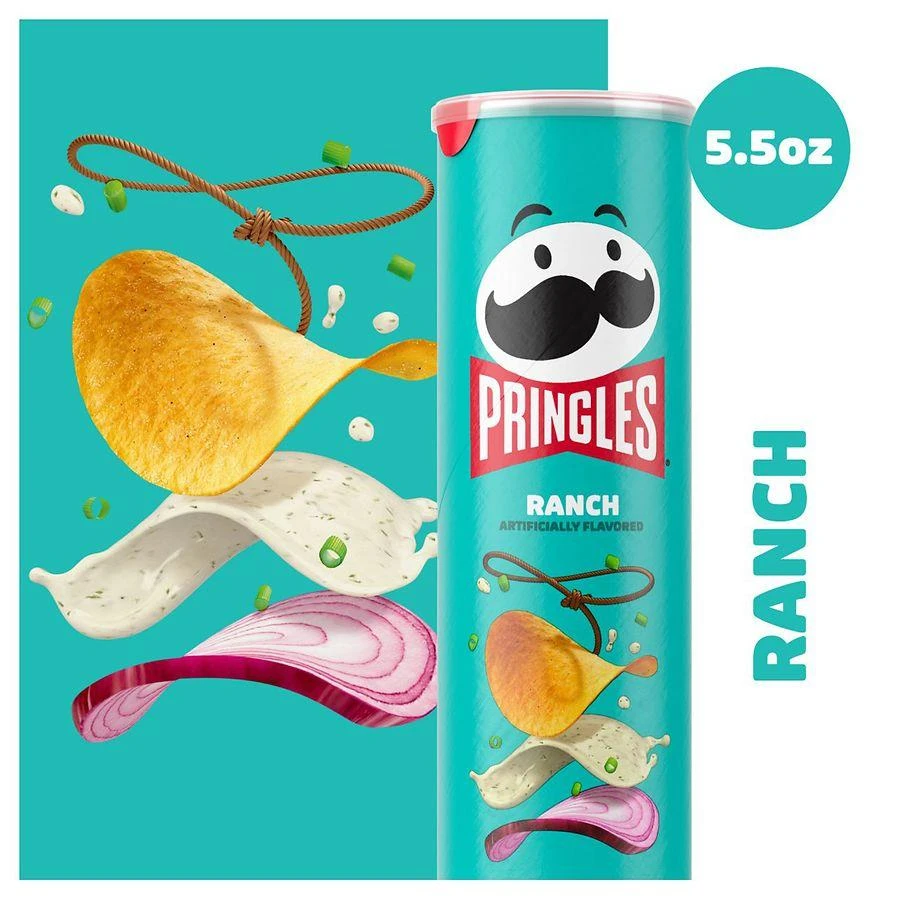 商品Pringles|Potato Crisps Chips Ranch,价格¥23,第3张图片详细描述