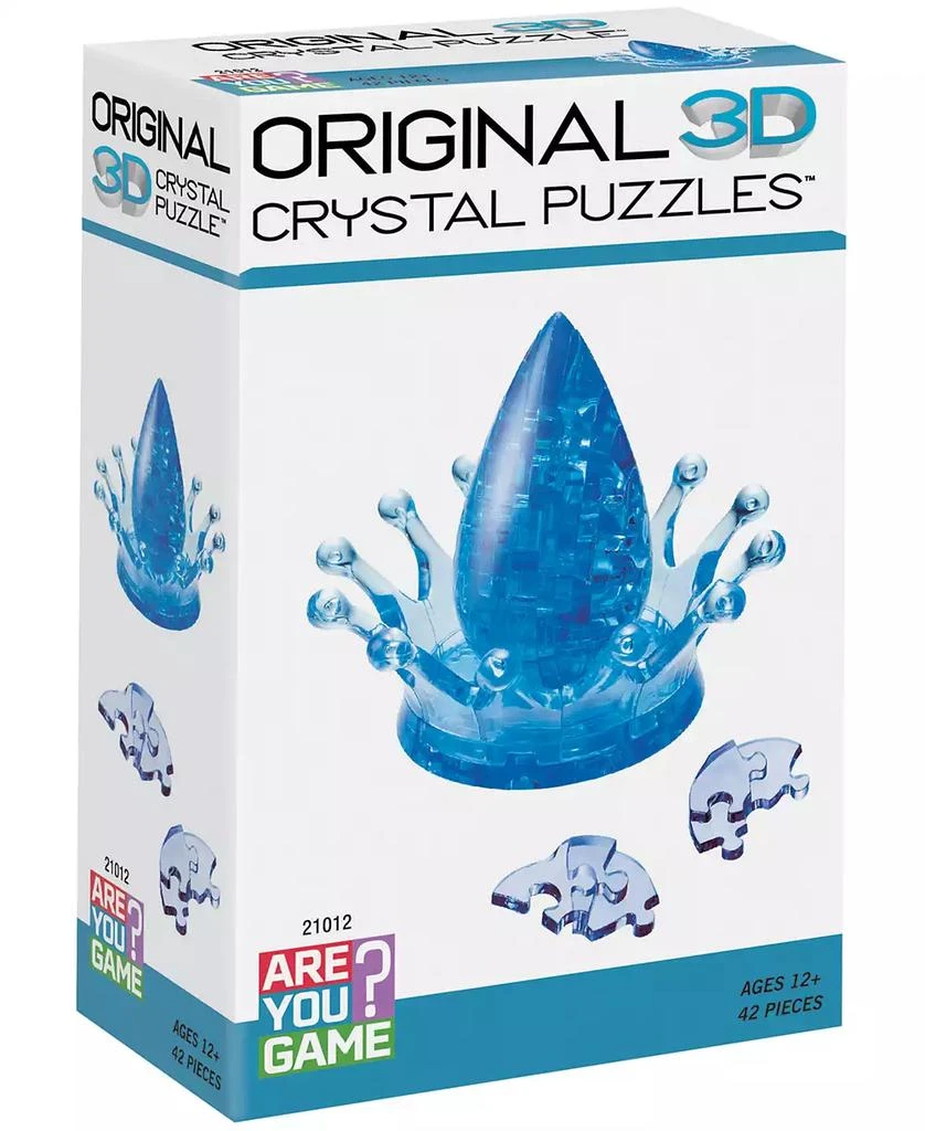 商品AreYouGame|3D Crystal Puzzle - Water Crown - 42 Piece,价格¥98,第2张图片详细描述