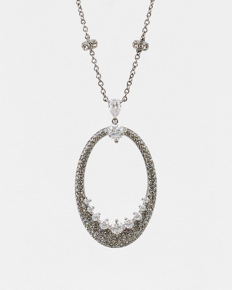 商品Nadri|Gladys Long Oval Pendant Necklace, 40",价格¥228,第2张图片详细描述