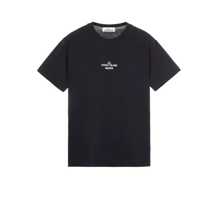商品Stone Island|Stone Island 2NS91 30/1 Cotton Jersey ArchivioRaso Gommato Cover Colorato,价格¥1739,第1张图片