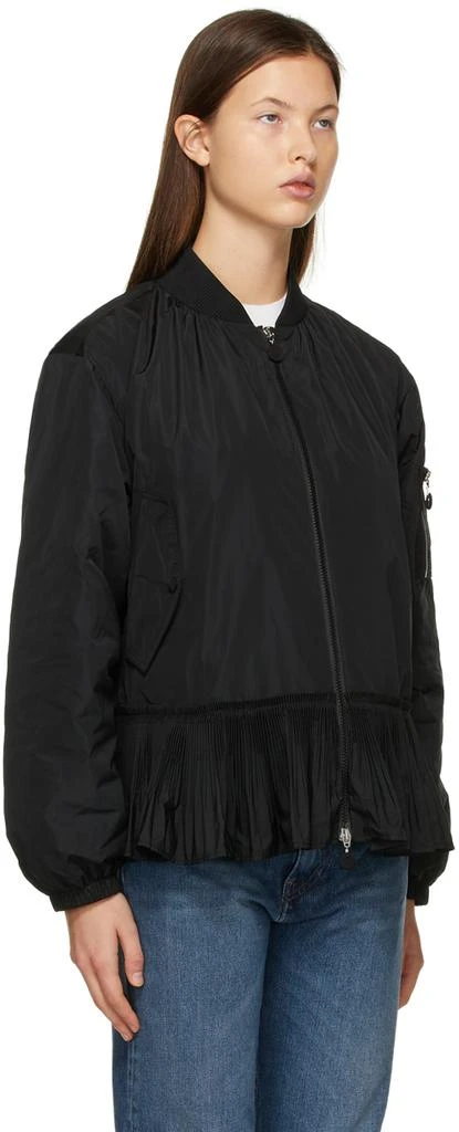 商品Moncler|Black Down Mirac Bomber Jacket,价格¥12638,第2张图片详细描述