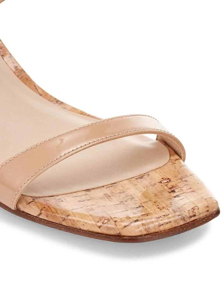Aleena Patent Leather & Cork Wedge Mules 商品