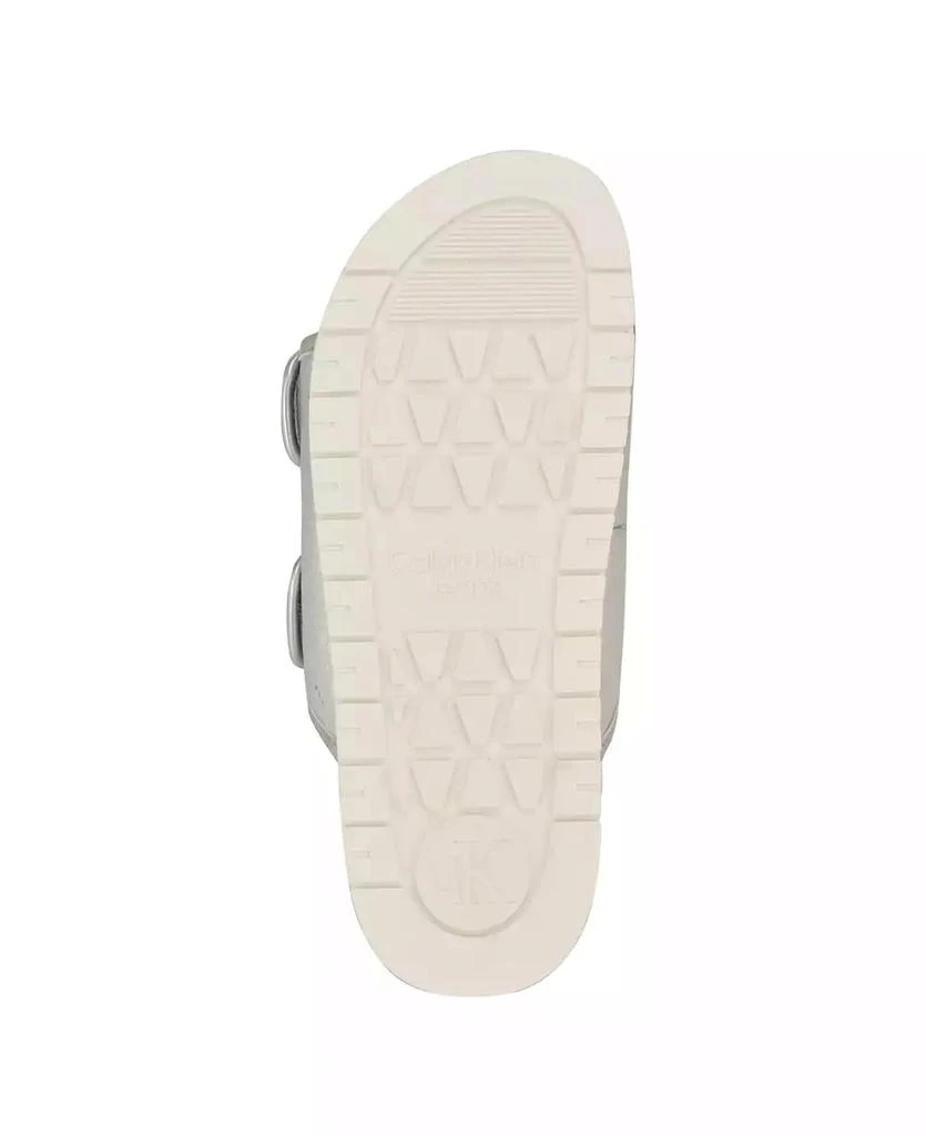 商品Calvin Klein|Women's Linora Slip-On Flat Sandals,价格¥354,第5张图片详细描述