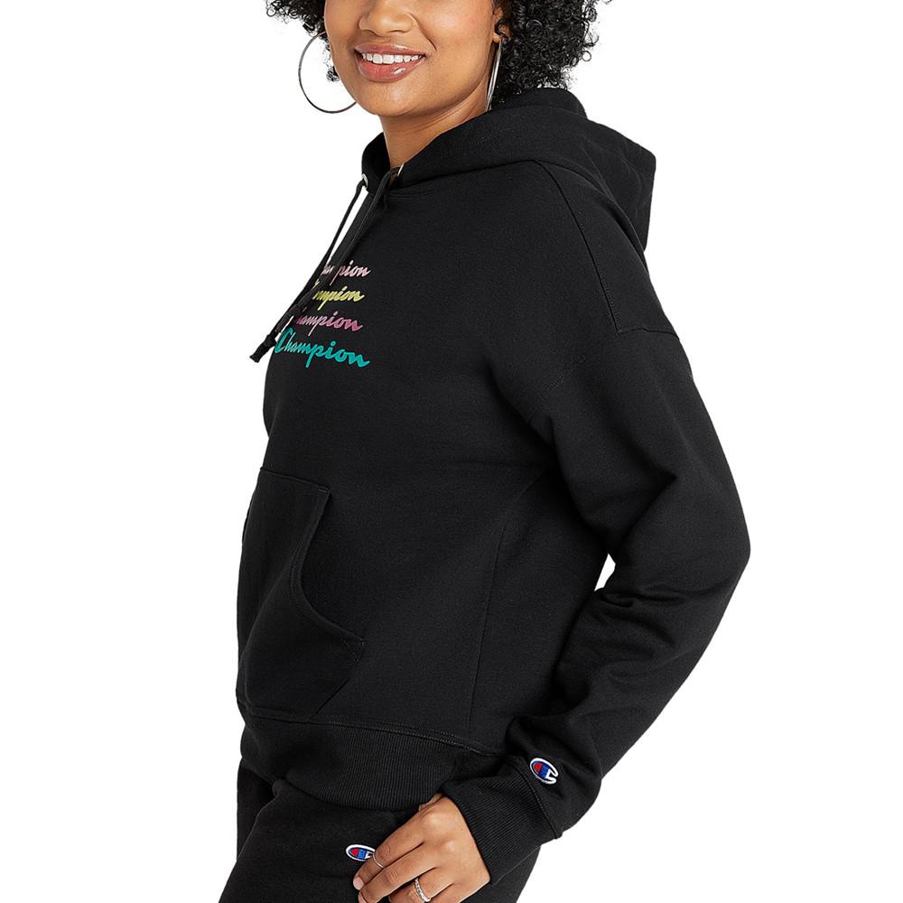Women's Logo Fleece Sweatshirt Hoodie商品第3张图片规格展示