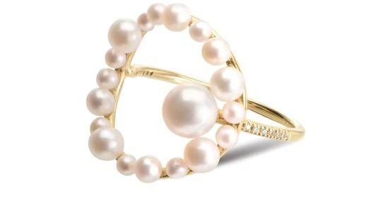 商品Persée|Aphrodite 钻石纯金戒指,价格¥14361,第1张图片详细描述