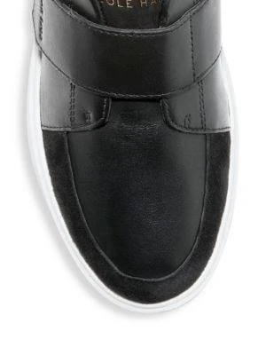 商品Cole Haan|Grand Crosscourt Monk-Strap Leather Sneakers,价格¥321,第5张图片详细描述