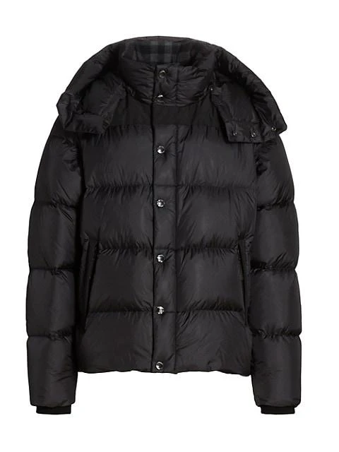 商品Burberry|Detachable Sleeve Hooded Puffer Jacket,价格¥12277,第1张图片