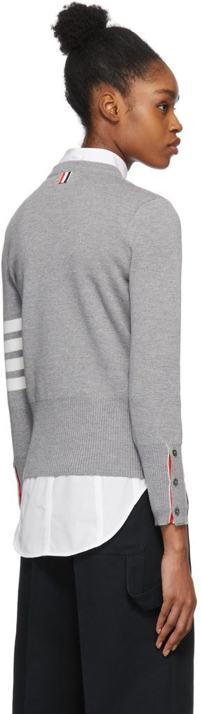 商品Thom Browne|灰色 Milano Classic 毛衣,价格¥9134,第5张图片详细描述
