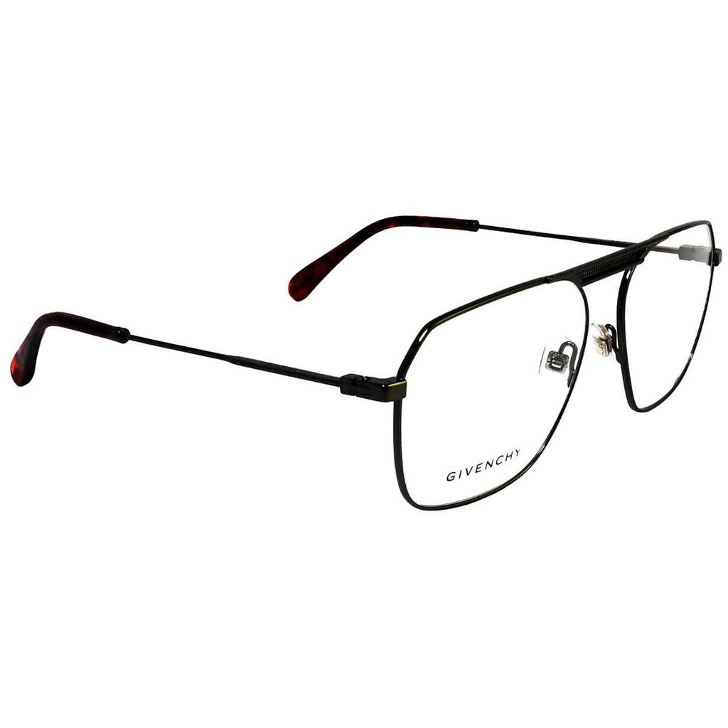 Givenchy]Demo Aviator Unisex Eyeglasses GV 0118 0V81 56/15 不锈钢