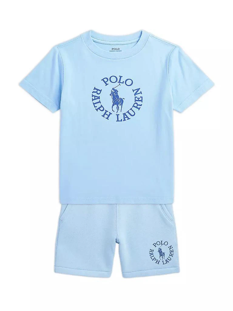 商品Ralph Lauren|Little Boy's & Boy's Logo Sweat Shorts,价格¥139,第2张图片详细描述
