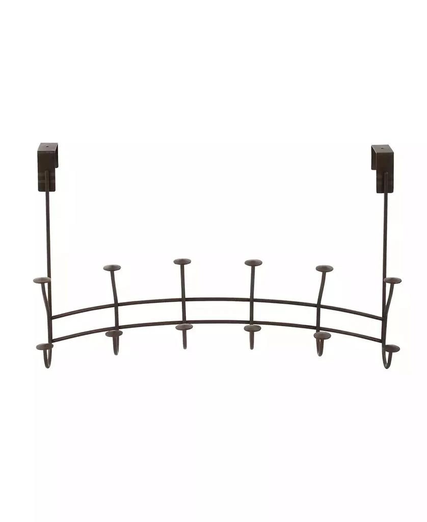 商品Spectrum|Windsor Over The Door 6-Double Hook Rack,价格¥188,第1张图片