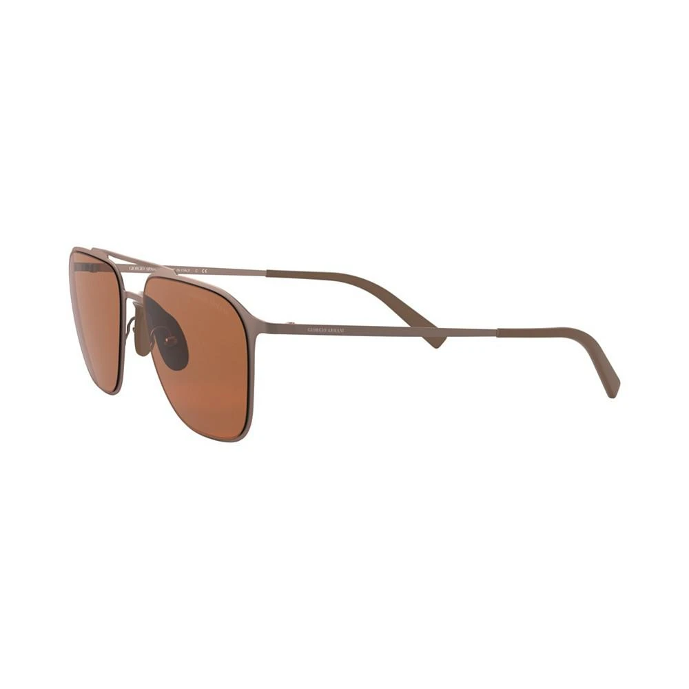 商品Giorgio Armani|Men's Sunglasses, AR6110 58 BRZ MAT,价格¥1008,第5张图片详细描述