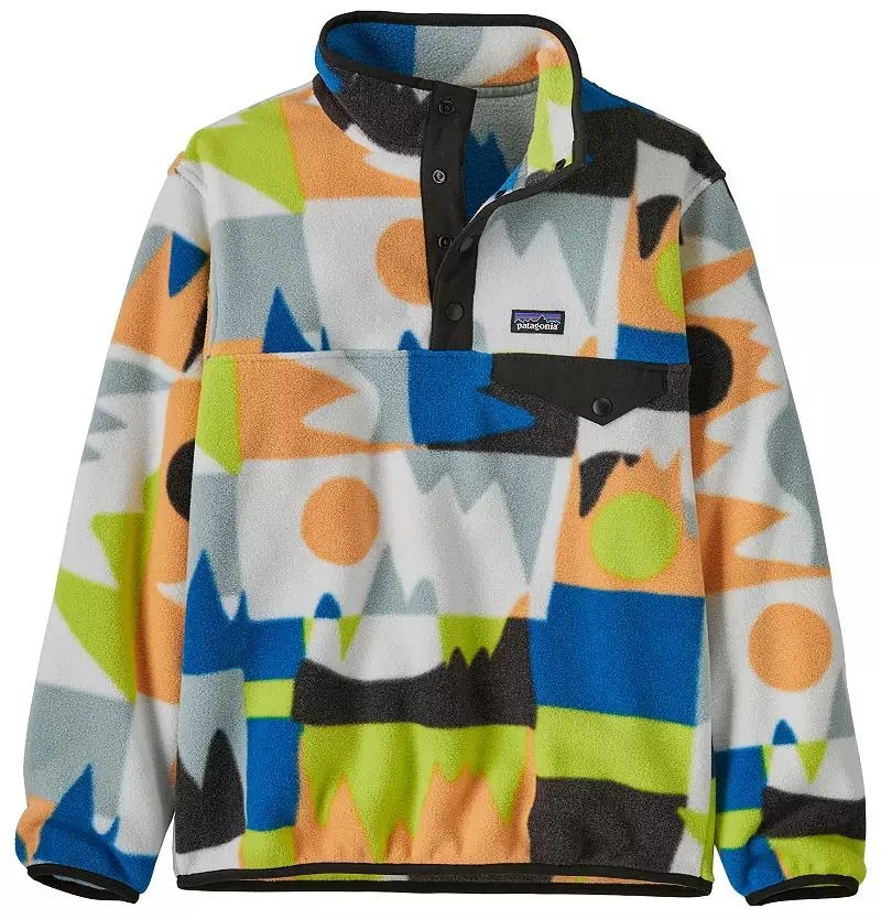 商品Patagonia|男童款 轻质Synchilla Snap-T双面绒套头衫,价格¥517,第1张图片