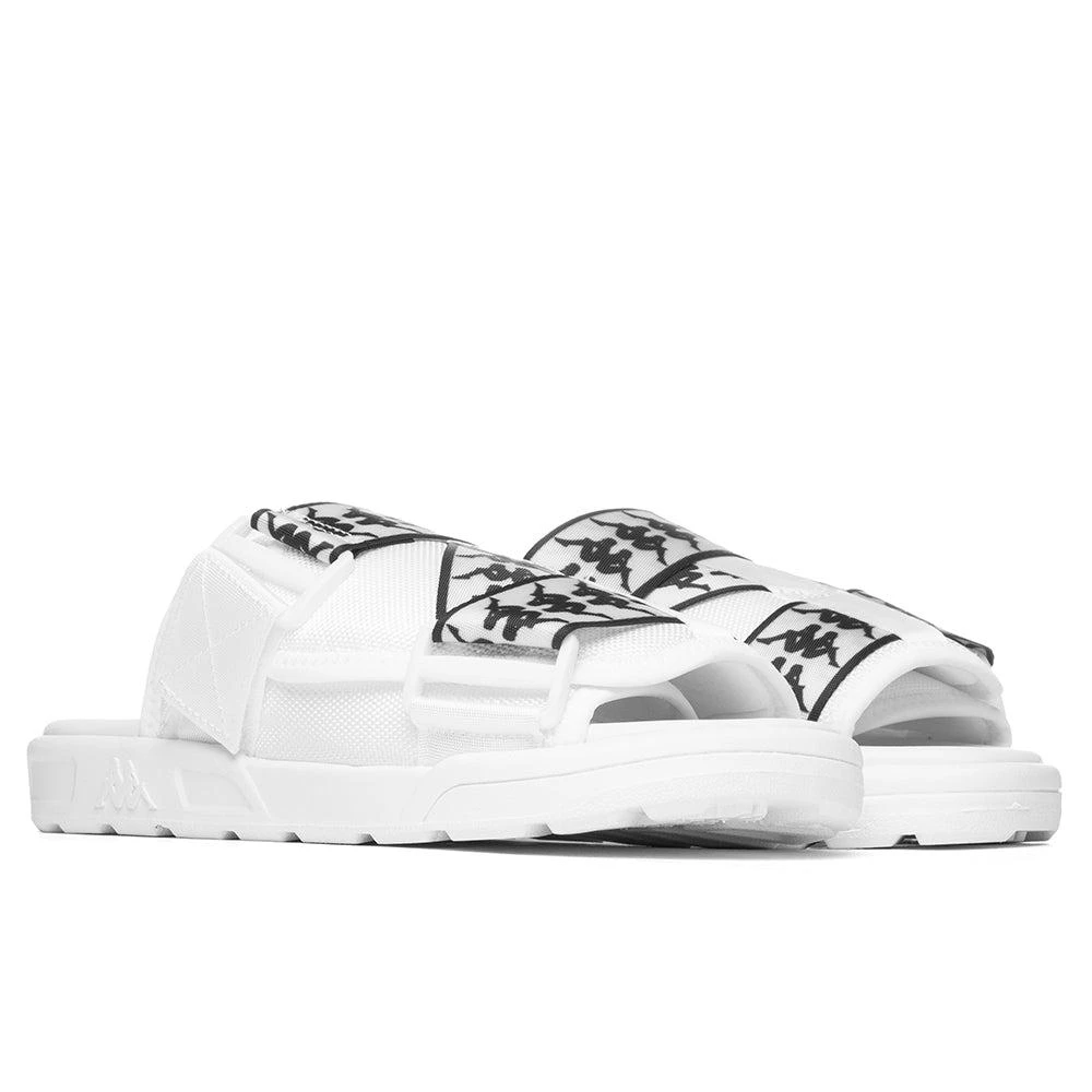 商品Kappa|222 Banda Mitel 1 Sandals - White/Black,价格¥425,第2张图片详细描述