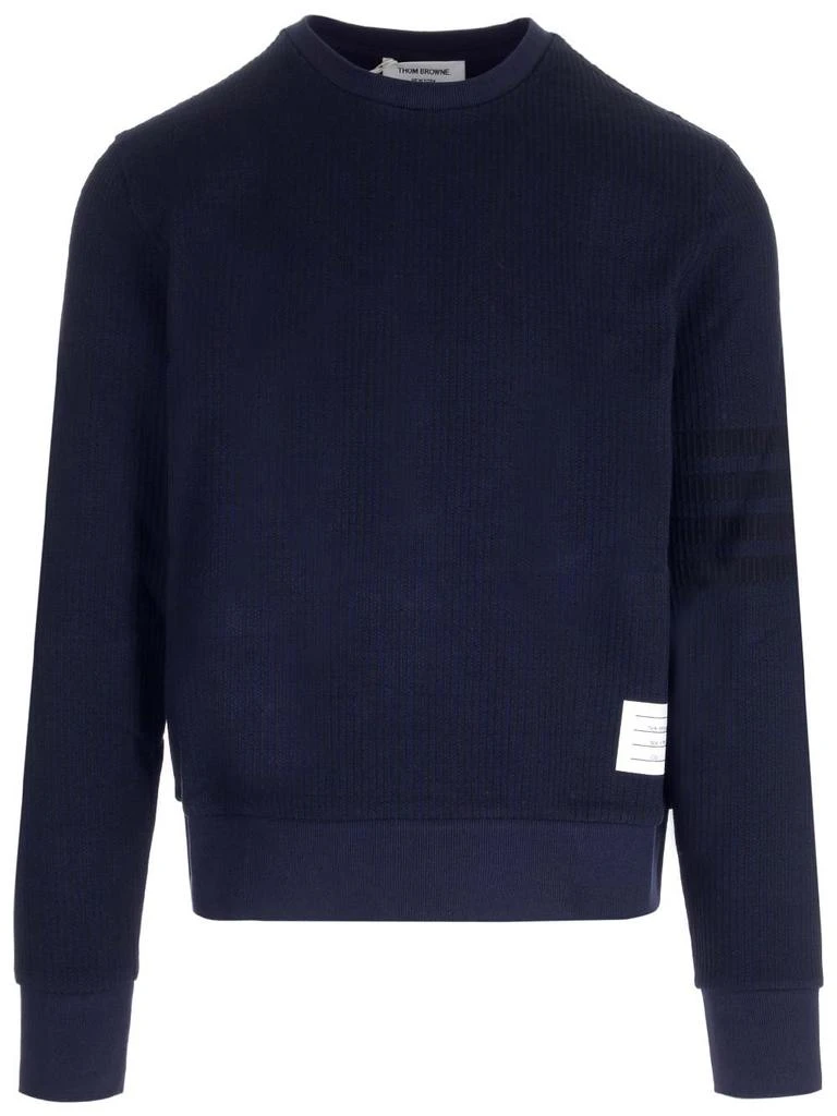 商品Thom Browne|Thom Browne 4-Bar Crewneck Sweatshirt,价格¥3564,第1张图片