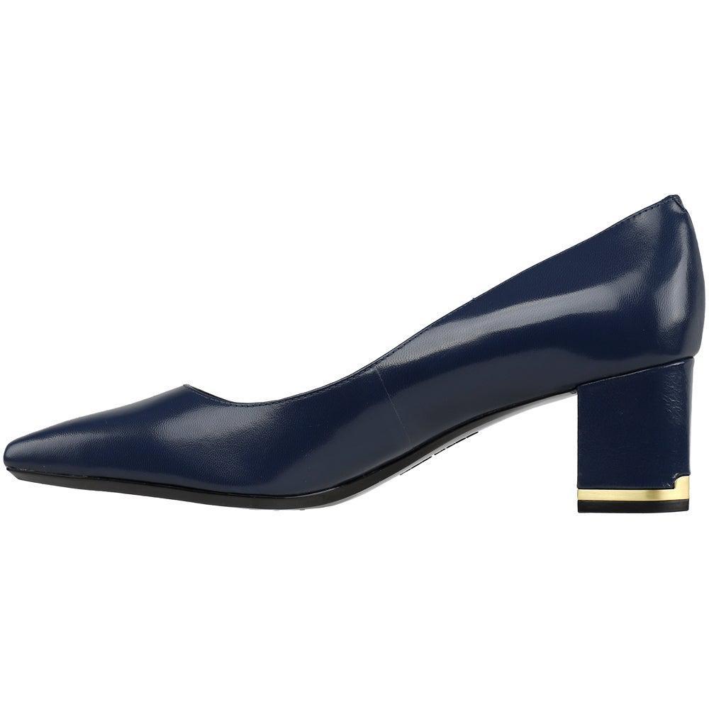 商品Calvin Klein|Nita Pointed Toe Block Heel Pumps,价格¥532,第3张图片详细描述