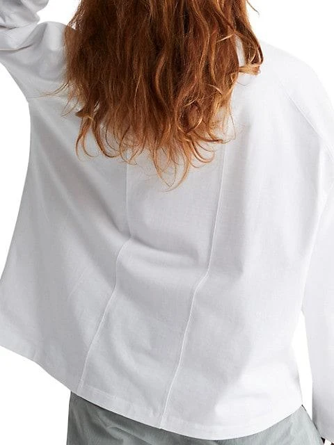 商品Calvin Klein|Standards Cotton Long-Sleeve T-Shirt,价格¥265,第3张图片详细描述